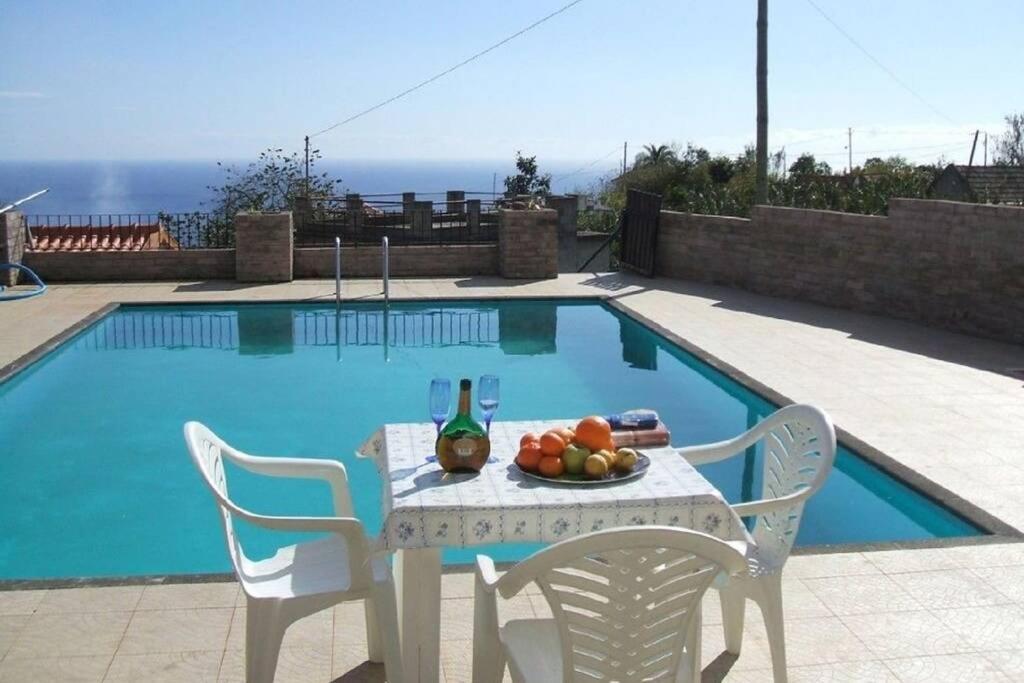 Casa Pedra Cottage Sea And Mountain Views Plus Pool Arco da Calheta  Esterno foto