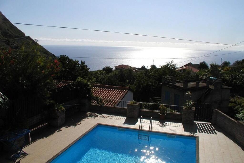 Casa Pedra Cottage Sea And Mountain Views Plus Pool Arco da Calheta  Esterno foto